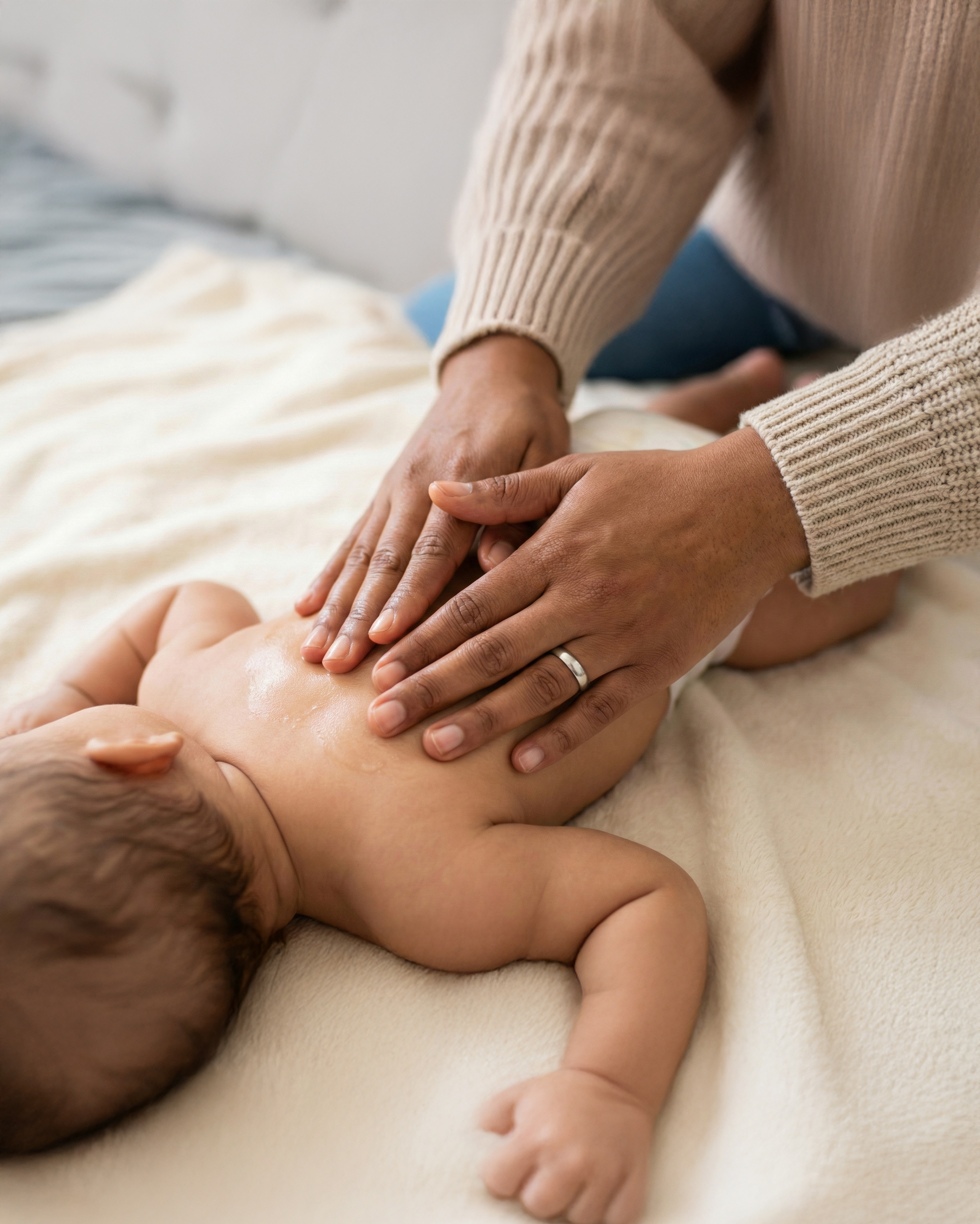 Infant Massage: The Complete Guide to Bonding, Better Sleep, and Relieving Your Baby's Discomfort